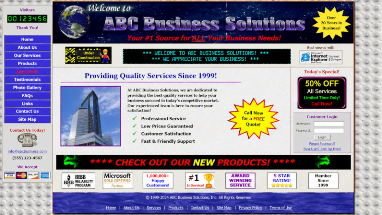 Does your website still look like this?