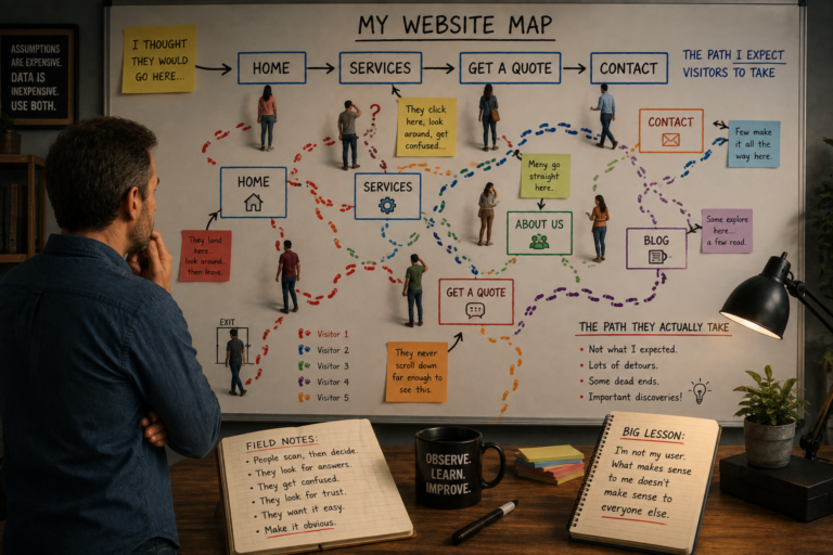 What I Learned by Actually Watching How People Use My Website